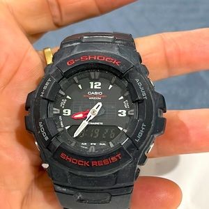 G-Shock Black and Red Mens Watch
